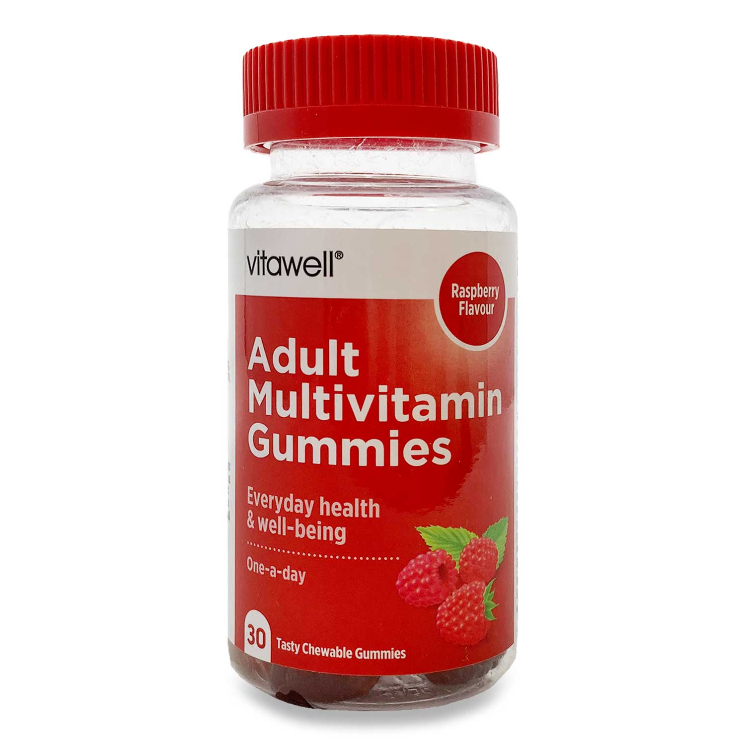 Adult Multivitamin Gummies Raspberry Flavour 30 Pack Vitawell